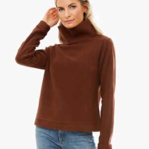 Dudley Stephens Park Slope Cocoa Turtleneck XS